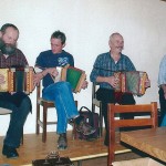 mit Alois Lüönd, Beni Amrhein und Otto Teuscher am Bass 
