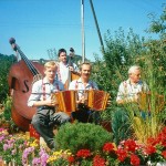 Eidg. Musikfest in Küssnacht mit Xaver und Hans Gwerder und Mark Schuler am Bass 1991