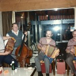 Schmidig-Gwerder mit Sity Domini und Schwinger Leo Betschart im Braustübli, Zug 1986