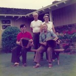 mit Rees Gwerder bei Familie Suter in Californien 1976